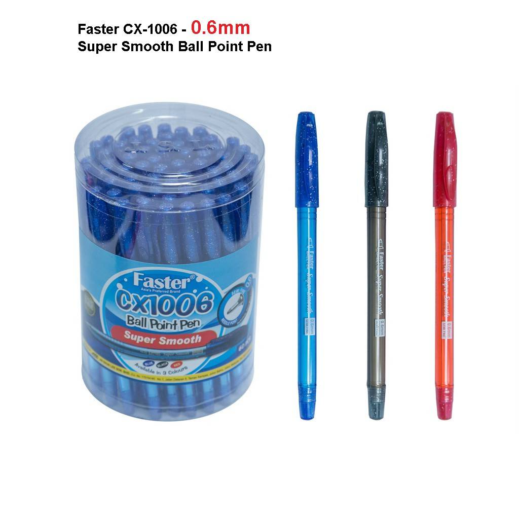Faster Ball Pen CX1006 0.6mm